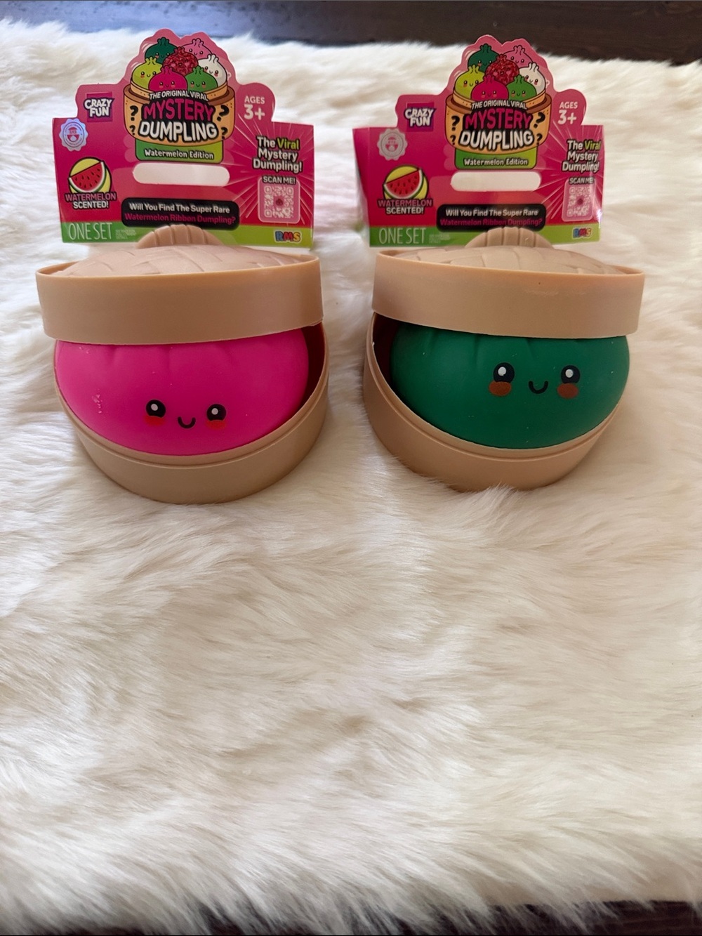 RMS Mystery Dumpling Squishy- Pink & Green